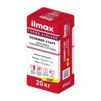ILMAX turbo полимер старт  шпатлевка белая В П 1 СС 20кг