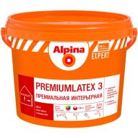 Краска моющаяся 13,4кг/9,4л Alpina EXPERT Premiumlatex 3 База 3 прозр