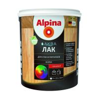 Лак акриловый 0,9л глянц Alpina д/стен и потолков