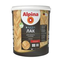 Лак паркетный водн  0,9л мат. Alpina