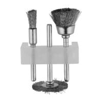 Щетка нержавеющая сталь, 3шт, STAYER