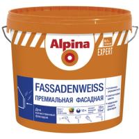 Краска фасадная 13,4кг/9,4л Alpina Expert Fassadenweis База 3 (прозр)