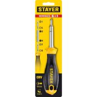 Отвертка двухстор.6 в 1 STAYER HERCULES
